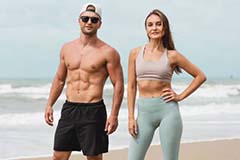 a couple looking great with lean bodies made by protein.